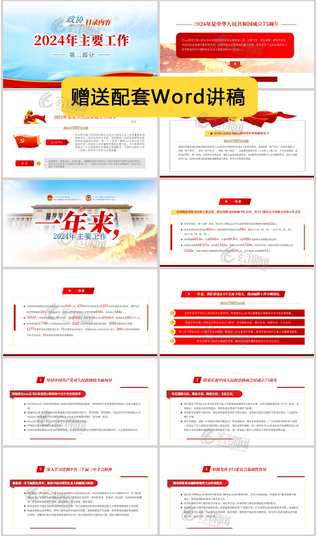 2025年全国两会政协工作报告学习解读ppt课件